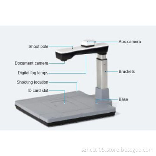 High-Definition USB Document Camera Stand, 24-bit Color Depth